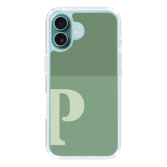 Slim Protection Case［ オリジナル - initial two tone - P green ］