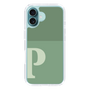 Slim Protection Case［ オリジナル - initial two tone - P green ］