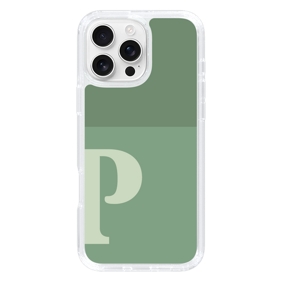 Slim Protection Case［ オリジナル - initial two tone - P green ］
