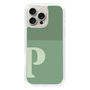 Slim Protection Case［ オリジナル - initial two tone - P green ］