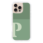 Slim Protection Case［ オリジナル - initial two tone - P green ］