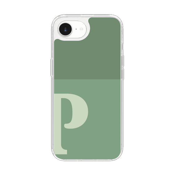 Slim Protection Case［ Original - initial two tone - P green ］