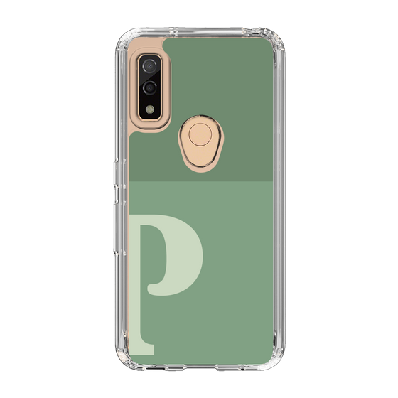 Slim Protection Case［ Original - initial two tone - P green ］