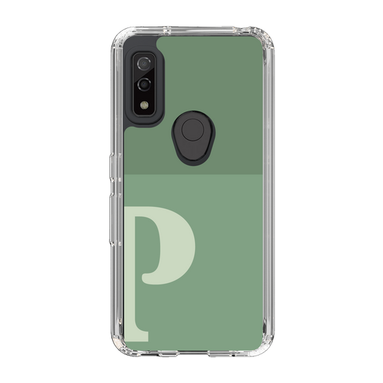 Slim Protection Case［ Original - initial two tone - P green ］