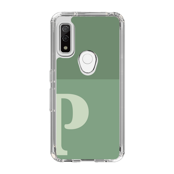 Slim Protection Case［ Original - initial two tone - P green ］