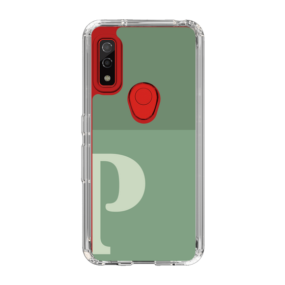 Slim Protection Case［ Original - initial two tone - P green ］