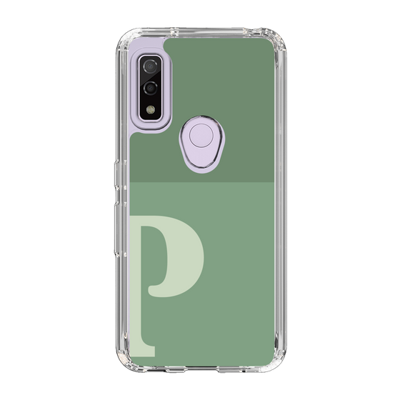 Slim Protection Case［ Original - initial two tone - P green ］