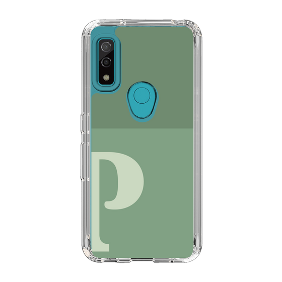 Slim Protection Case［ Original - initial two tone - P green ］