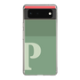 Slim Protection Case［ Original - initial two tone - P green ］