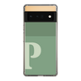 Slim Protection Case［ Original - initial two tone - P green ］