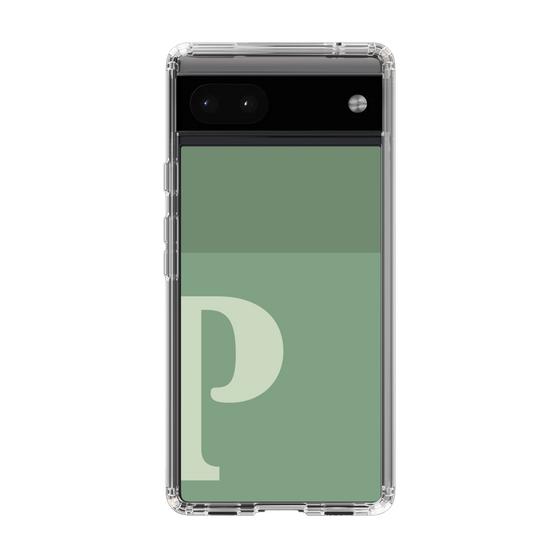 Slim Protection Case［ Original - initial two tone - P green ］