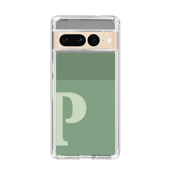Slim Protection Case［ Original - initial two tone - P green ］