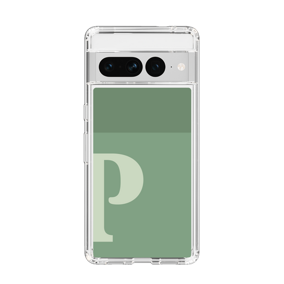 Slim Protection Case［ Original - initial two tone - P green ］