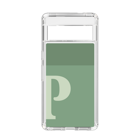 Slim Protection Case［ Original - initial two tone - P green ］