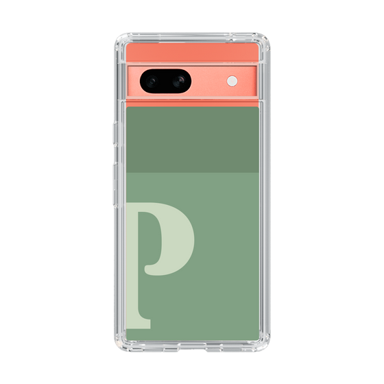Slim Protection Case［ Original - initial two tone - P green ］
