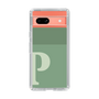 Slim Protection Case［ Original - initial two tone - P green ］
