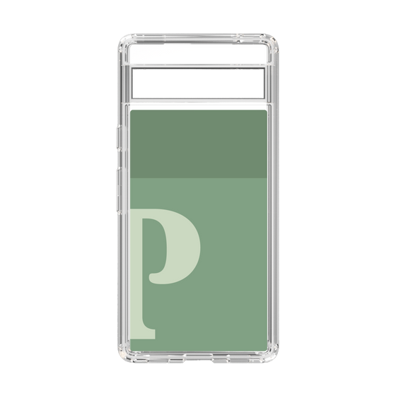 Slim Protection Case［ Original - initial two tone - P green ］