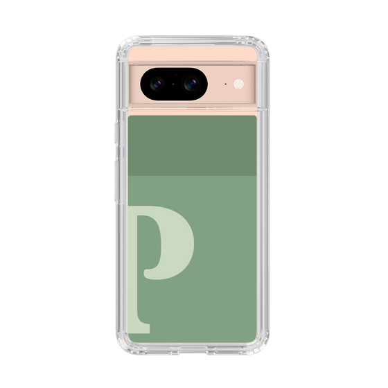 Slim Protection Case［ Original - initial two tone - P green ］