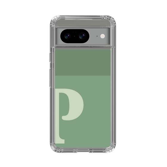 Slim Protection Case［ Original - initial two tone - P green ］
