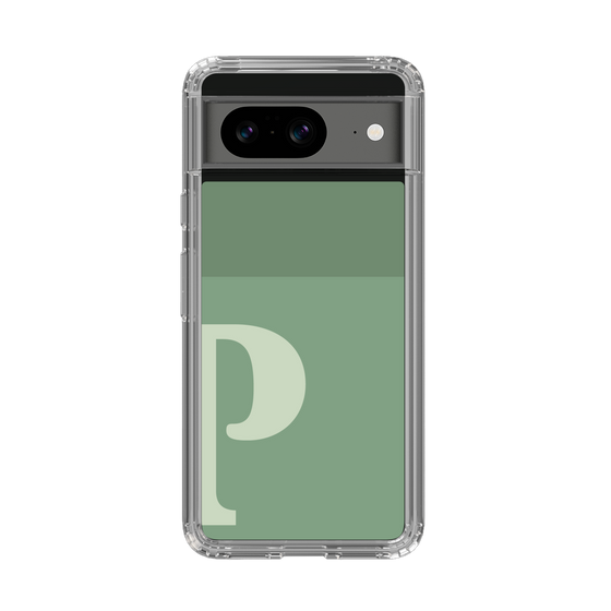 Slim Protection Case［ Original - initial two tone - P green ］
