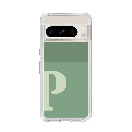Slim Protection Case［ Original - initial two tone - P green ］