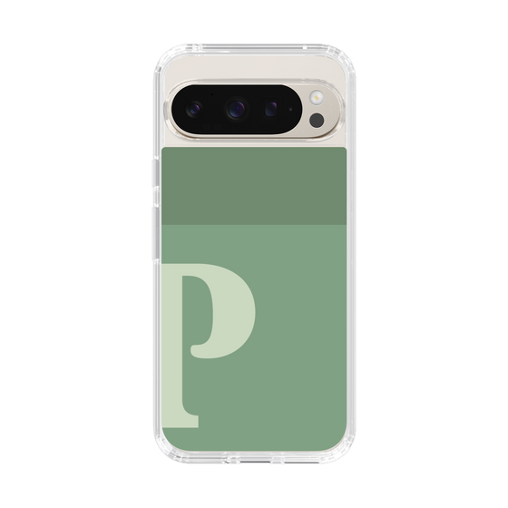 Slim Protection Case［ Original - initial two tone - P green ］