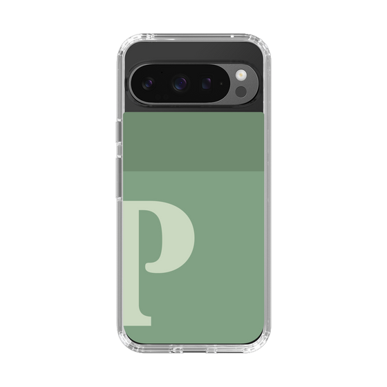 Slim Protection Case［ Original - initial two tone - P green ］