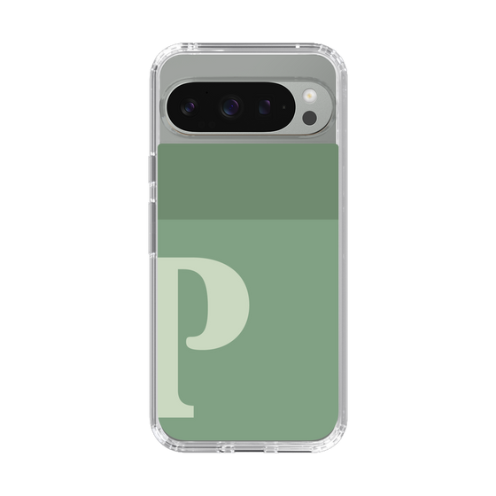Slim Protection Case［ Original - initial two tone - P green ］