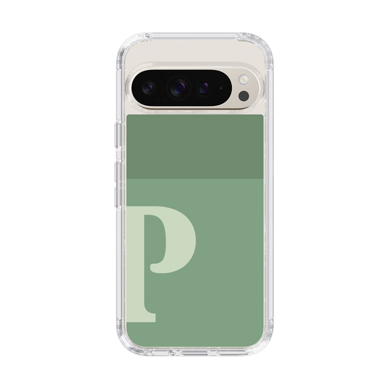 Slim Protection Case［ Original - initial two tone - P green ］
