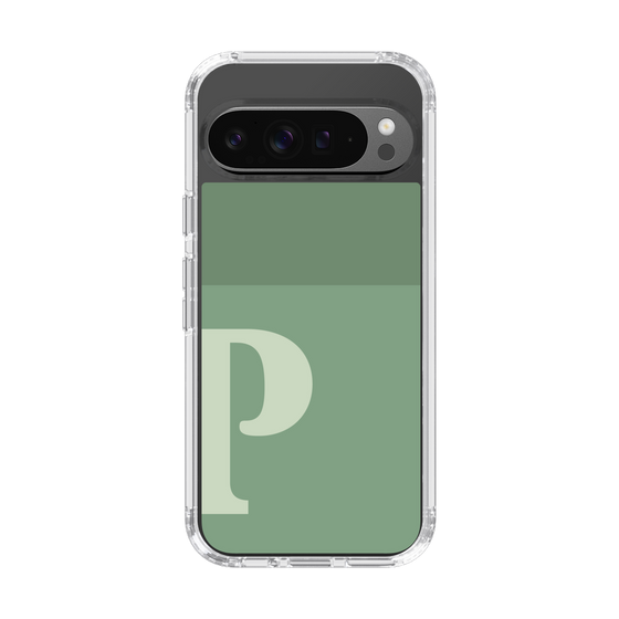 Slim Protection Case［ Original - initial two tone - P green ］