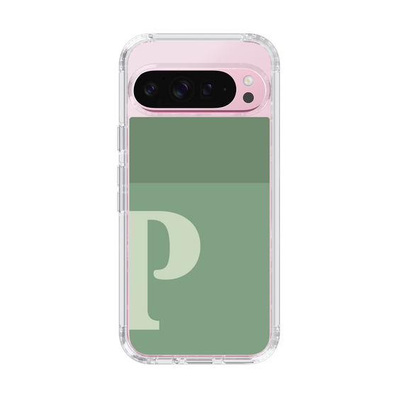 Slim Protection Case［ Original - initial two tone - P green ］
