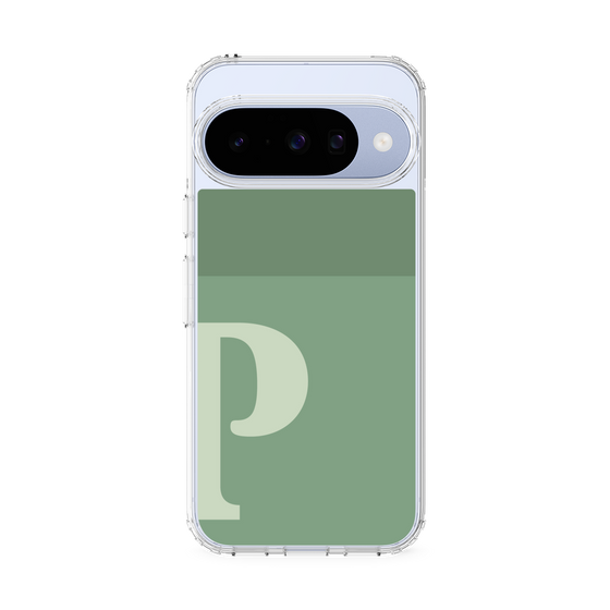 Slim Protection Case［ Original - initial two tone - P green ］