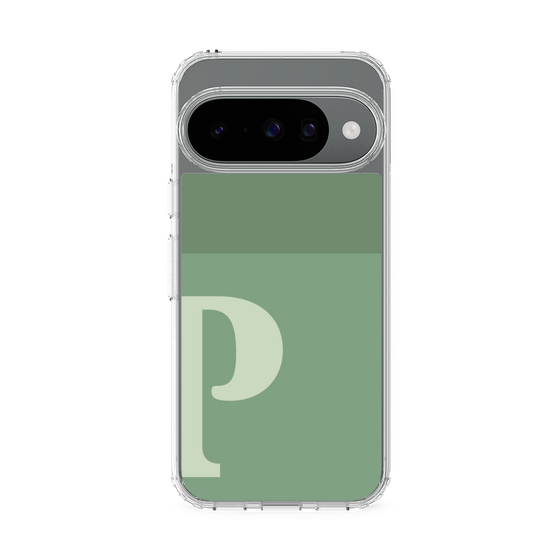 Slim Protection Case［ Original - initial two tone - P green ］
