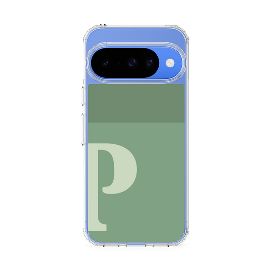 Slim Protection Case［ Original - initial two tone - P green ］