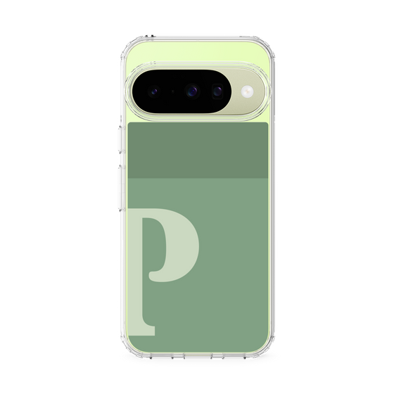 Slim Protection Case［ Original - initial two tone - P green ］