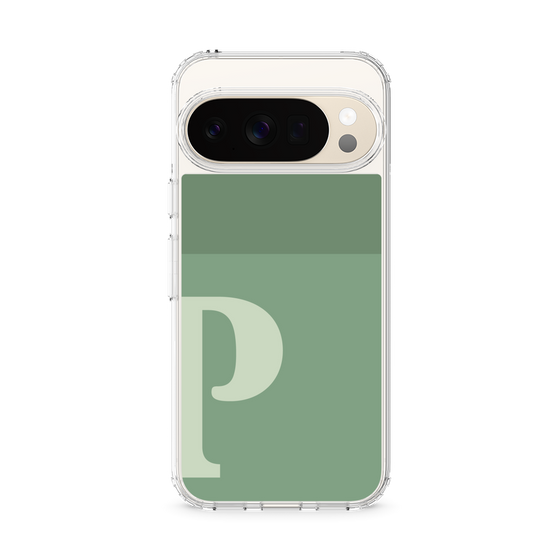 Slim Protection Case［ Original - initial two tone - P green ］