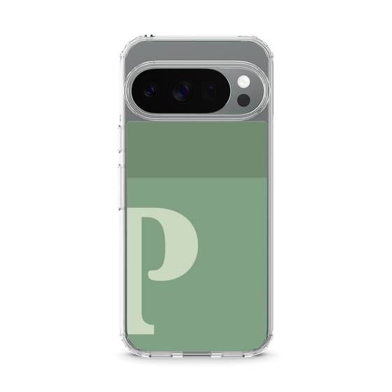 Slim Protection Case［ Original - initial two tone - P green ］