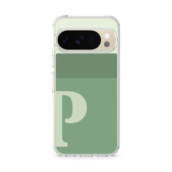 Slim Protection Case［ Original - initial two tone - P green ］