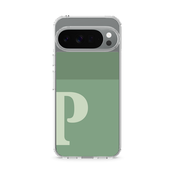 Slim Protection Case［ Original - initial two tone - P green ］