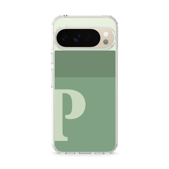 Slim Protection Case［ Original - initial two tone - P green ］