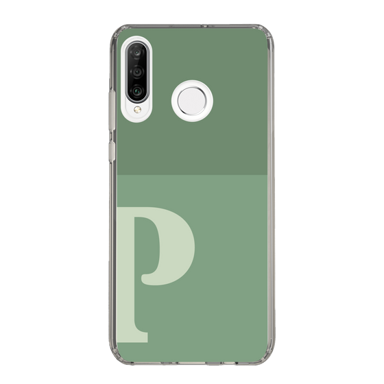 Slim Protection Case［ Original - initial two tone - P green ］