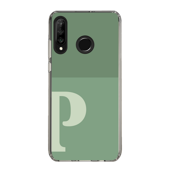 Slim Protection Case［ Original - initial two tone - P green ］