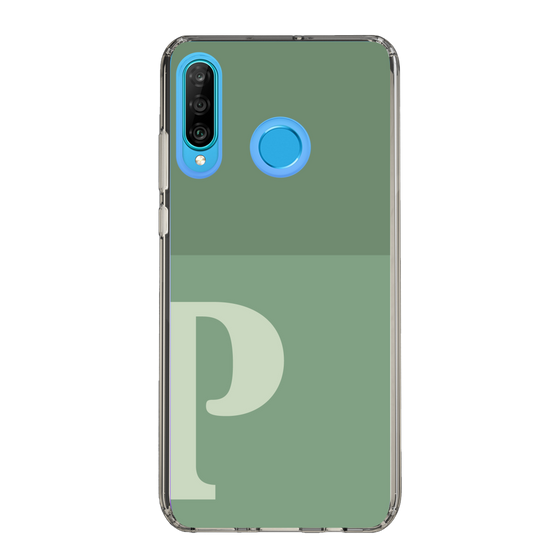 Slim Protection Case［ Original - initial two tone - P green ］