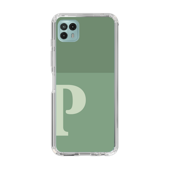 Slim Protection Case［ Original - initial two tone - P green ］