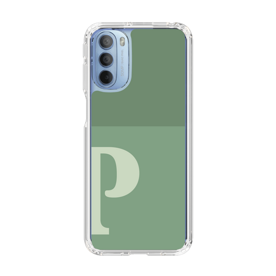 Slim Protection Case［ Original - initial two tone - P green ］