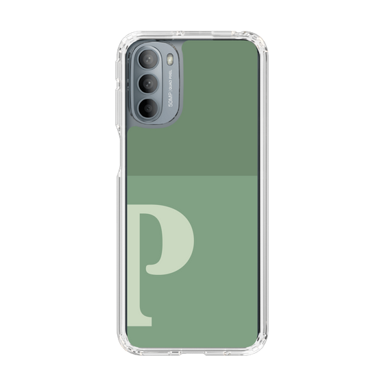 Slim Protection Case［ Original - initial two tone - P green ］