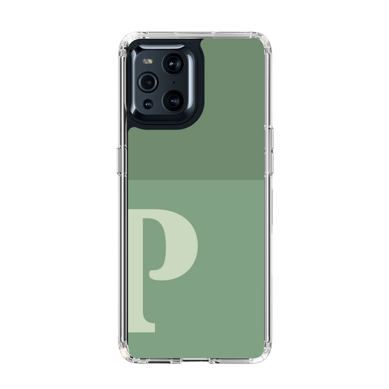Slim Protection Case［ Original - initial two tone - P green ］