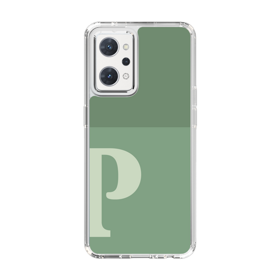 Slim Protection Case［ Original - initial two tone - P green ］