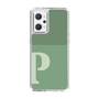 Slim Protection Case［ Original - initial two tone - P green ］