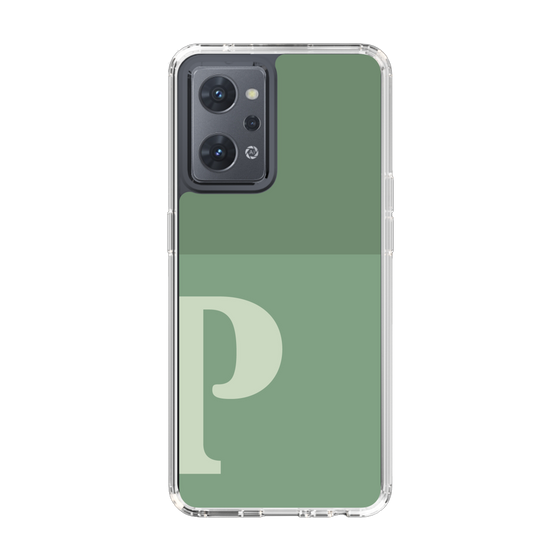 Slim Protection Case［ Original - initial two tone - P green ］